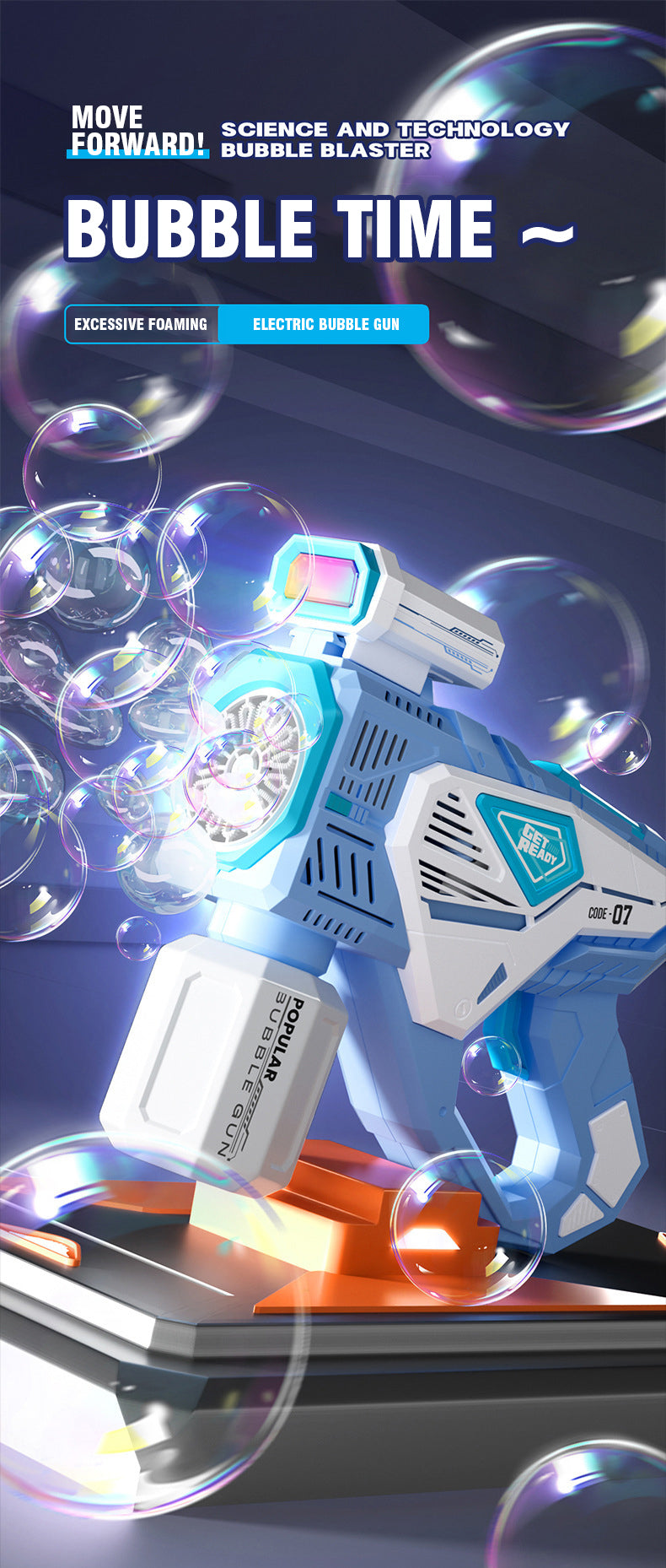 Electric Space Soap Bubble Gun Automatic Bubble Machine Maker Lights Astronaut Outdoor Games Park Toys for Kids Children's Gift