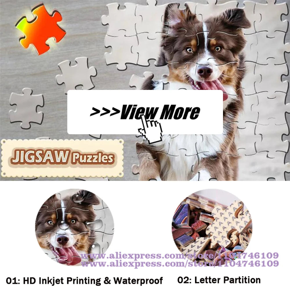 Disney Cartoon Character Puzzle Jigsaw 108/200/300/500/1000/1500Pcs Intelligence Puzzles for Kids Home Decor Birthday Gifts