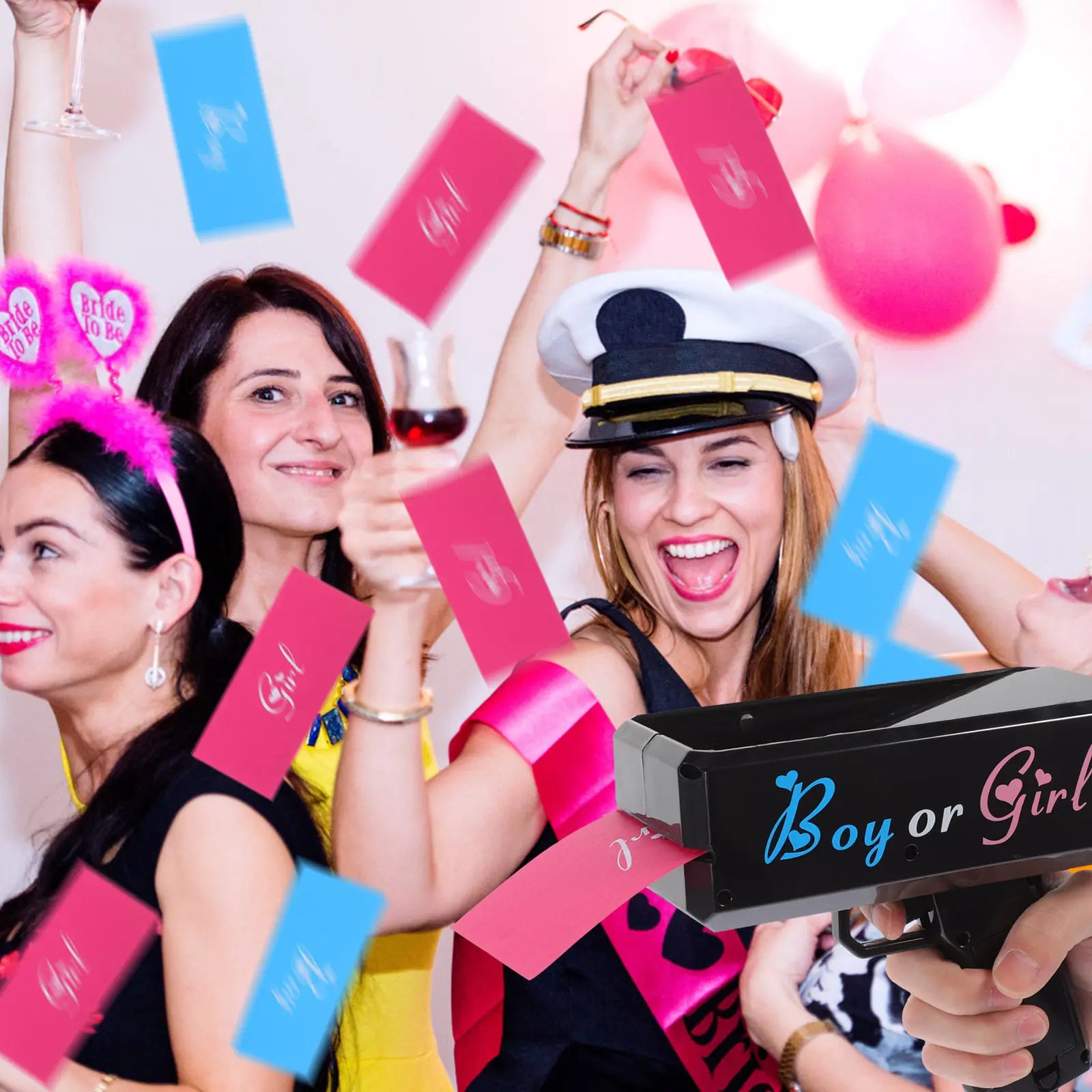 1 Set Money Shooter For Gender Party Supply Or Reveal Prop Plastic Cash Shooter Party Favor Gender Reveal Plaything