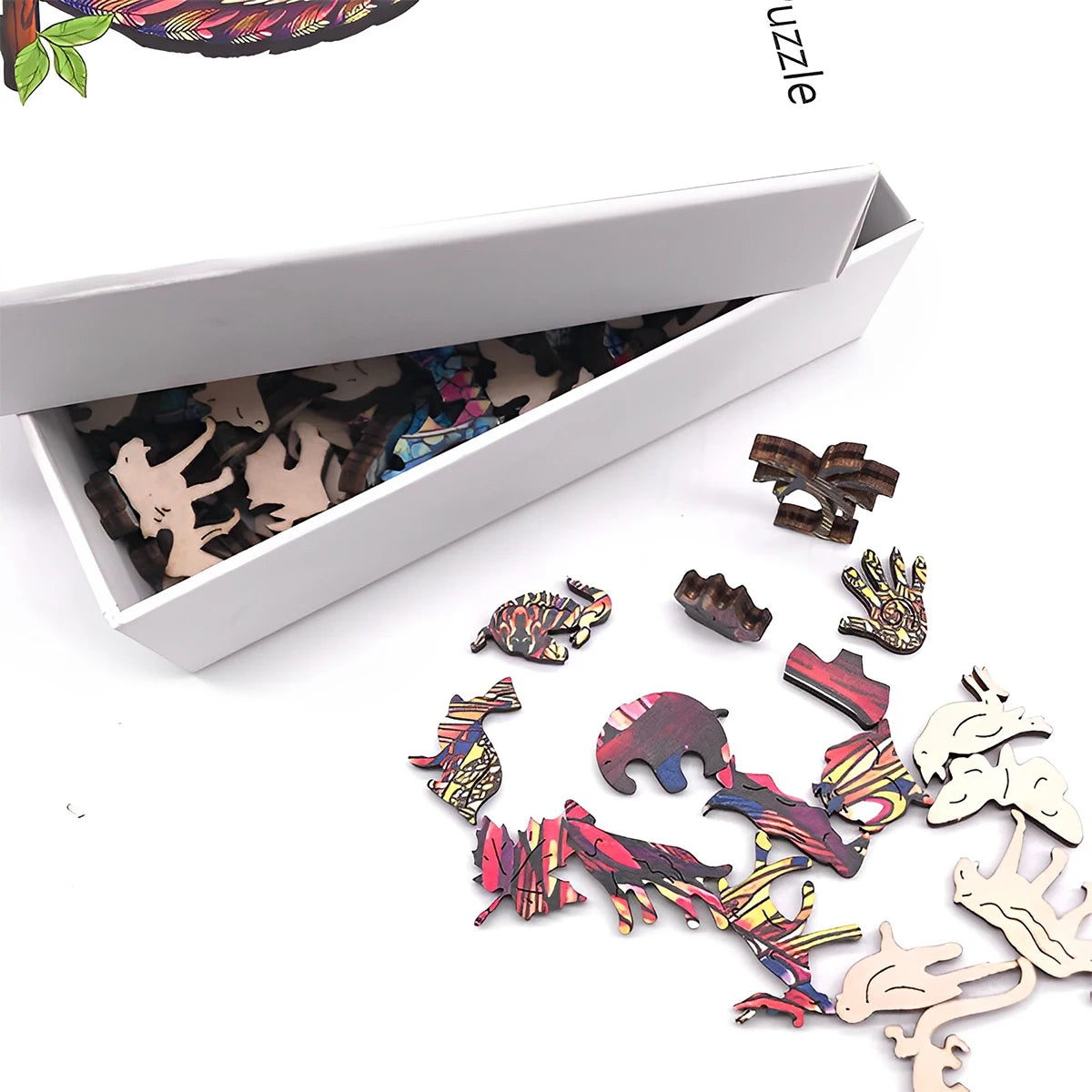 Unique Parrot Pattern Wooden Puzzle, Irregular Animal Shape, Suitable for Holiday Birthday Gifts for Family and Friends