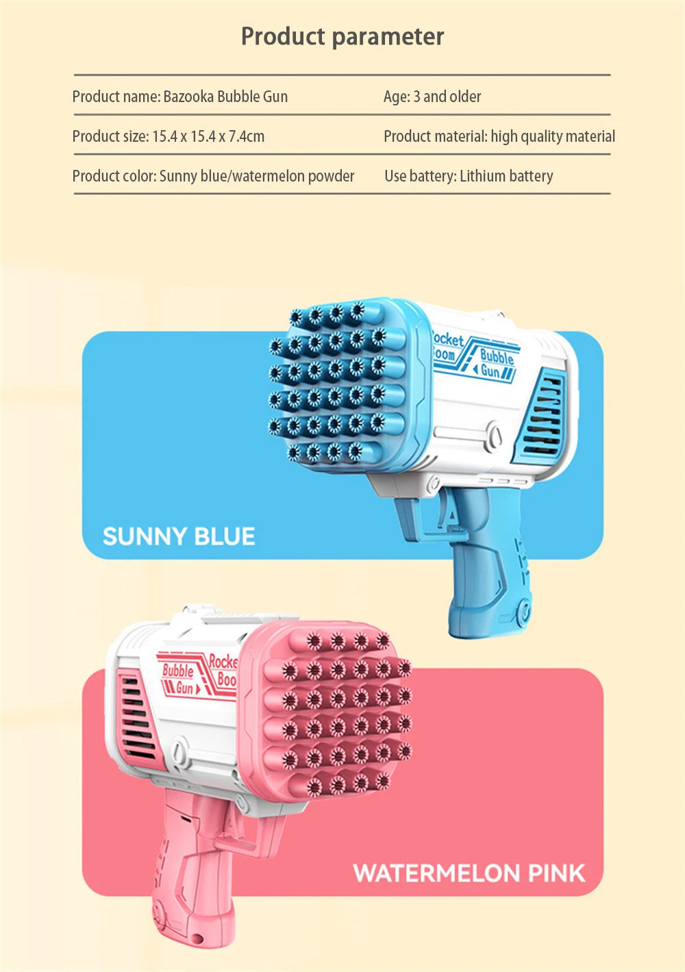 Children's 32 Hole Bubble Machine Electric Bubble Gun Outdoor Parent-child Bubble Blowing Toys