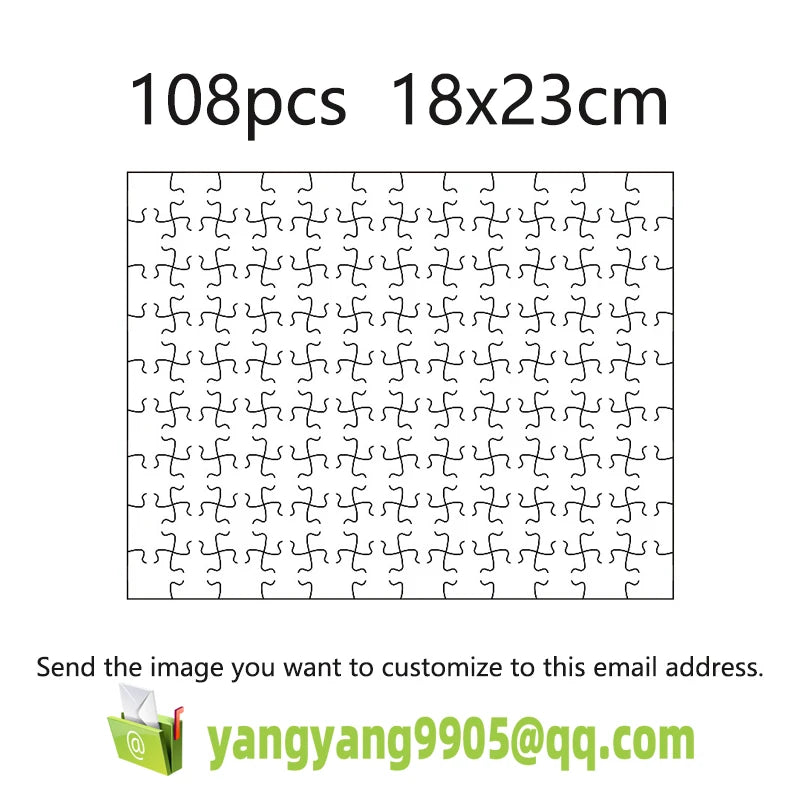 DIY Custom Jigsaw Puzzle Customize Your Own Personalized Picture Puzzle Anniversary Festival Gift Toy 108/200/300/500/1000/1500