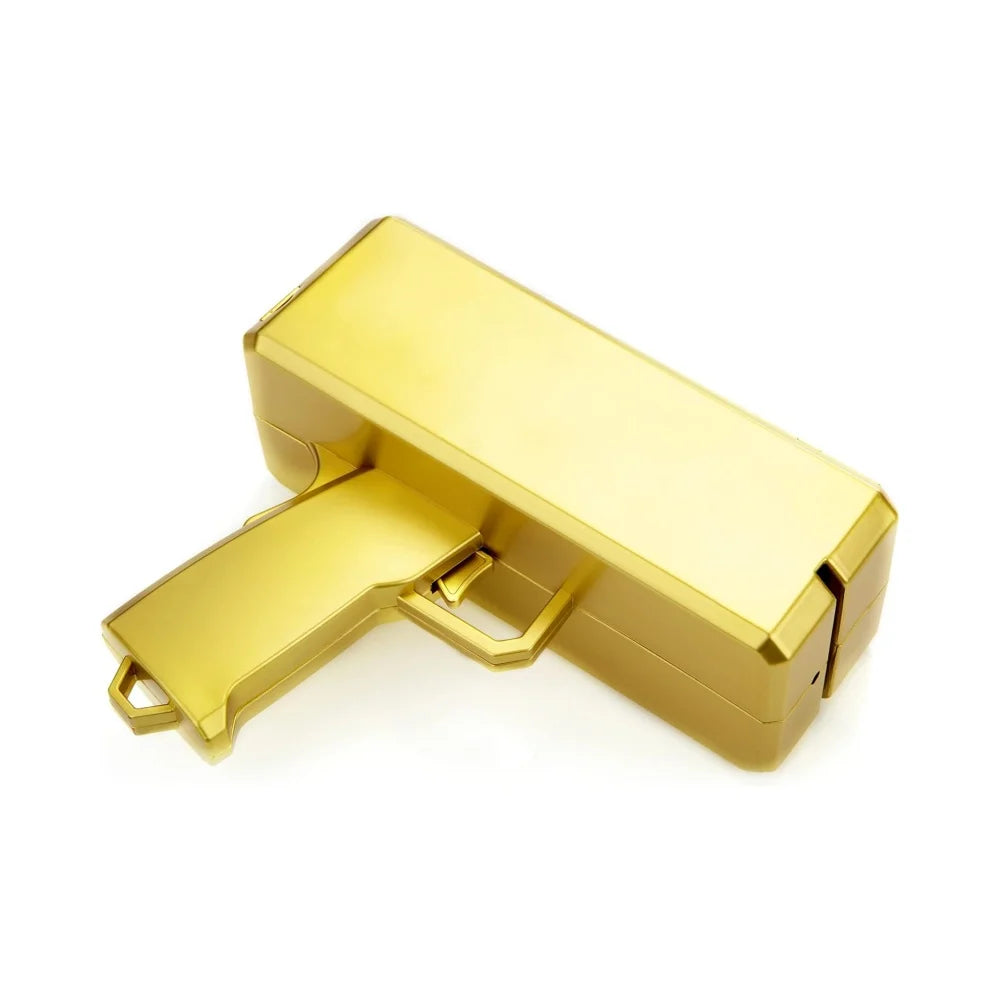 Money Shooter Gun That Look Real Fake Money Gun Shooter with Prop Money Handheld Spary Cash Gun for Game Movies Party Supplies