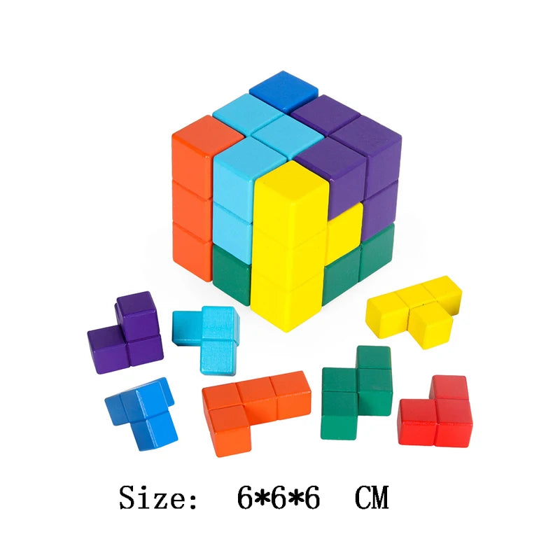 Lu Ban Puzzle Wooden Brain Toys IQ Games Children And Adults Casse Tete Rompecabezas 3D De Madera Juegos De Inteligencia