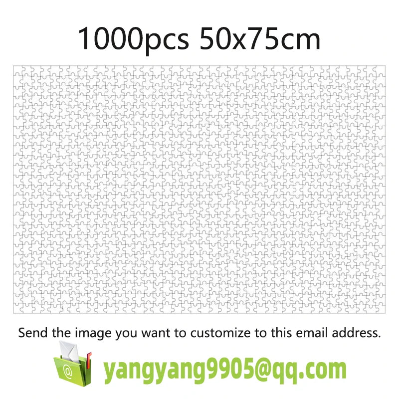 DIY Custom Jigsaw Puzzle Customize Your Own Personalized Picture Puzzle Anniversary Festival Gift Toy 108/200/300/500/1000/1500