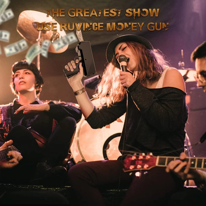 1 Set Money Shooter Wedding Party Cash Shooter With Prop Celebration Spray Money Gun Wedding Birthday Bachelor Party Props