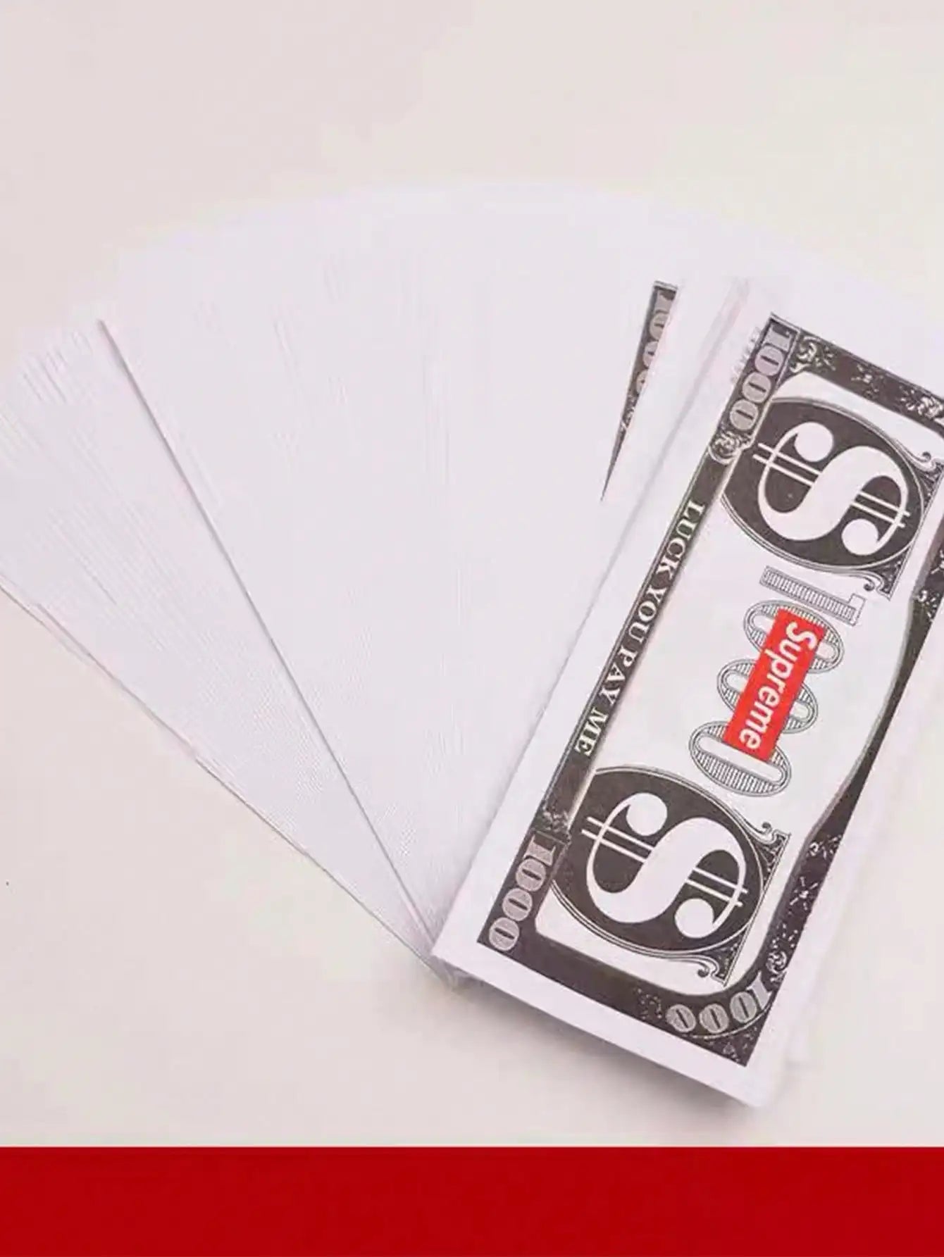 1Set Cash Cannon Money Gun for Wedding, Parties and Fun Include 50 Fake Dollar- Red