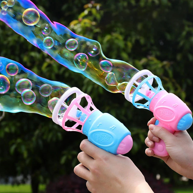 Bubble gun Creative Bubble In Bubble Toys Soap bubbles Machine Blower Maker Summer Outdoor party Games toys for kids boys girls