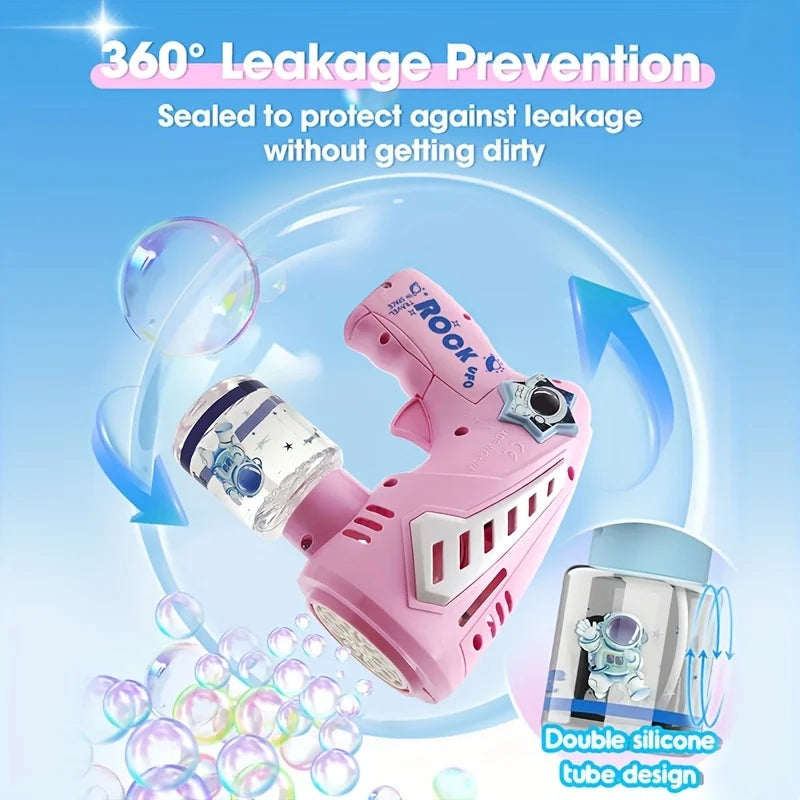 2025 Best-selling Holiday Gift: Astronaut Bubble Machine Gun Gift Box for Children to hold