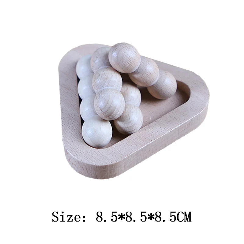 Lu Ban Puzzle Wooden Brain Toys IQ Games Children And Adults Casse Tete Rompecabezas 3D De Madera Juegos De Inteligencia