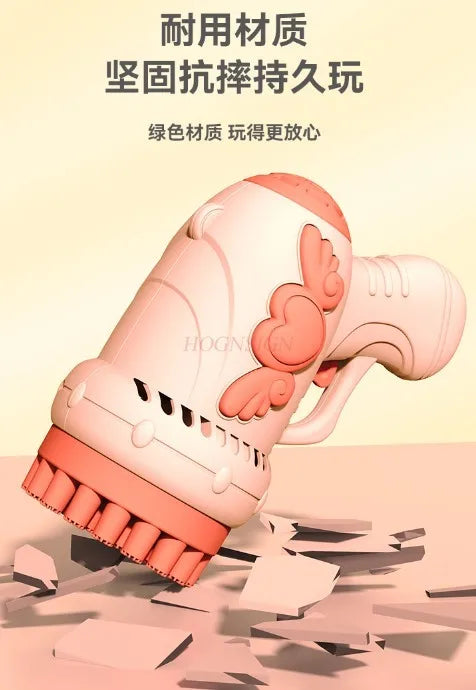 Bubble blowing machine, internet celebrity, angel bubble gun, children's electric fully automatic bubble toy