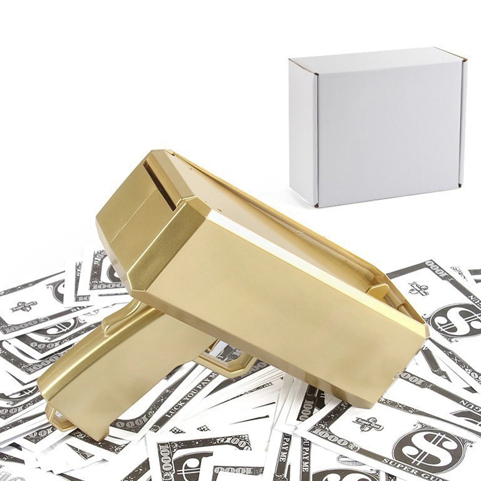 Shoot Money Gun Toy Funny Party Game Banknote Shoot Pistol Paper Money Wedding Birthday Decoration Shooter Throwing Toys Kids