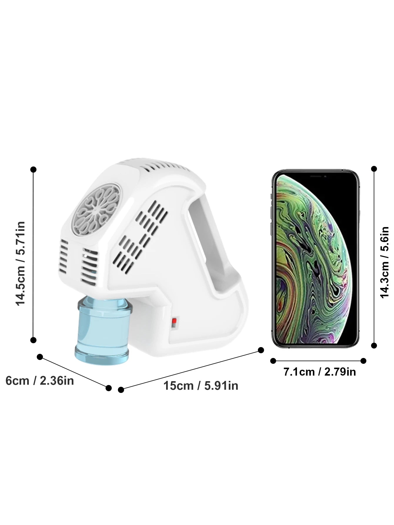 Fully automatic handheld children's bubble toy outdoor wedding party event without battery bubble water