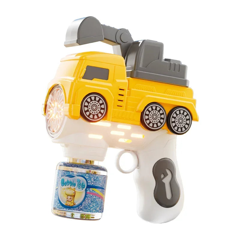 Bubbles Car Firetruck Electric Bubble Machine Police Truck Police Car Soap Bubbles Guns Kids Outdoor Games Party Toys Boys Girls
