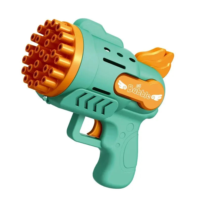 Clearance_Light-Up Bubble Gun - 29-Hole Gatling Blaster for Boys & Girls 6-14 Years Old(Batteries & Bubble Liquid Not Included)_