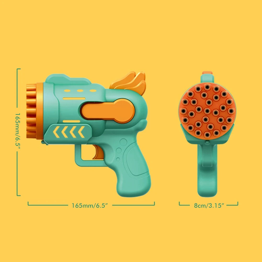 Bubble Gun LED Light Electric Automatic Soap Pomperos Bubble Machine Toys for Kids Outdoor Wedding Party Children's Gifts