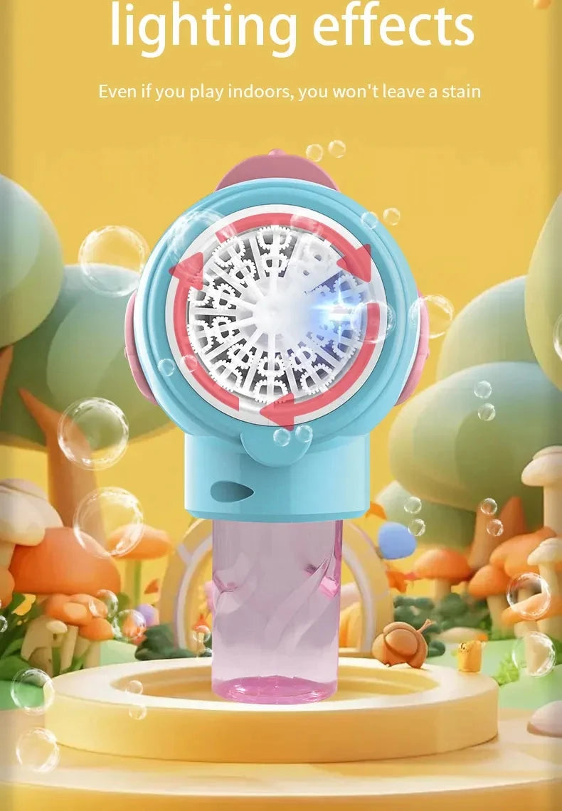 New Dinosaur Electric Automatic Light Bubble Machine Bubble Gun Summer Beach Bathing Outdoor Games Children's Gift Toys