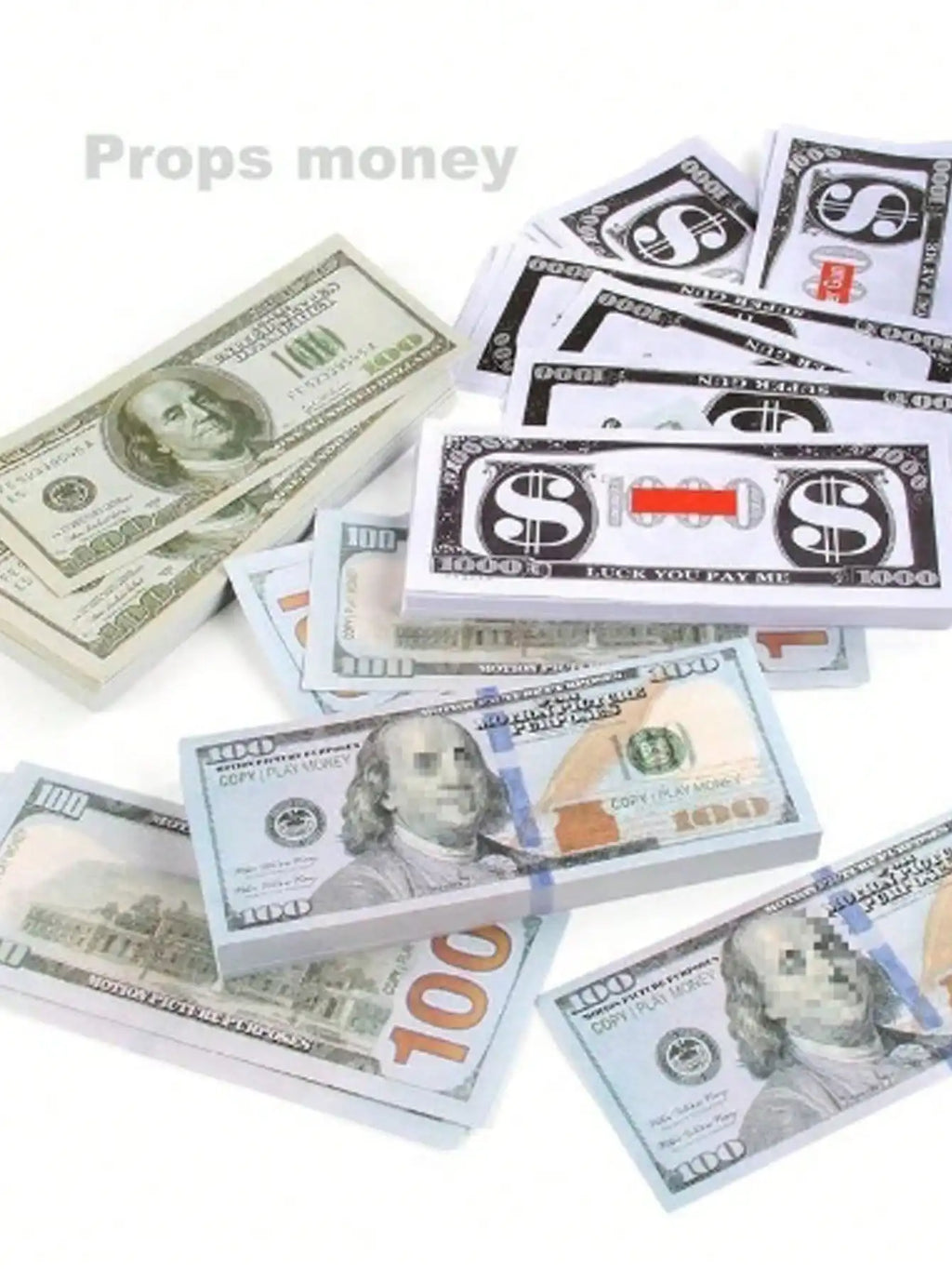1Set Cash Cannon Money Gun for Wedding, Parties and Fun Include 50 Fake Dollar- Red