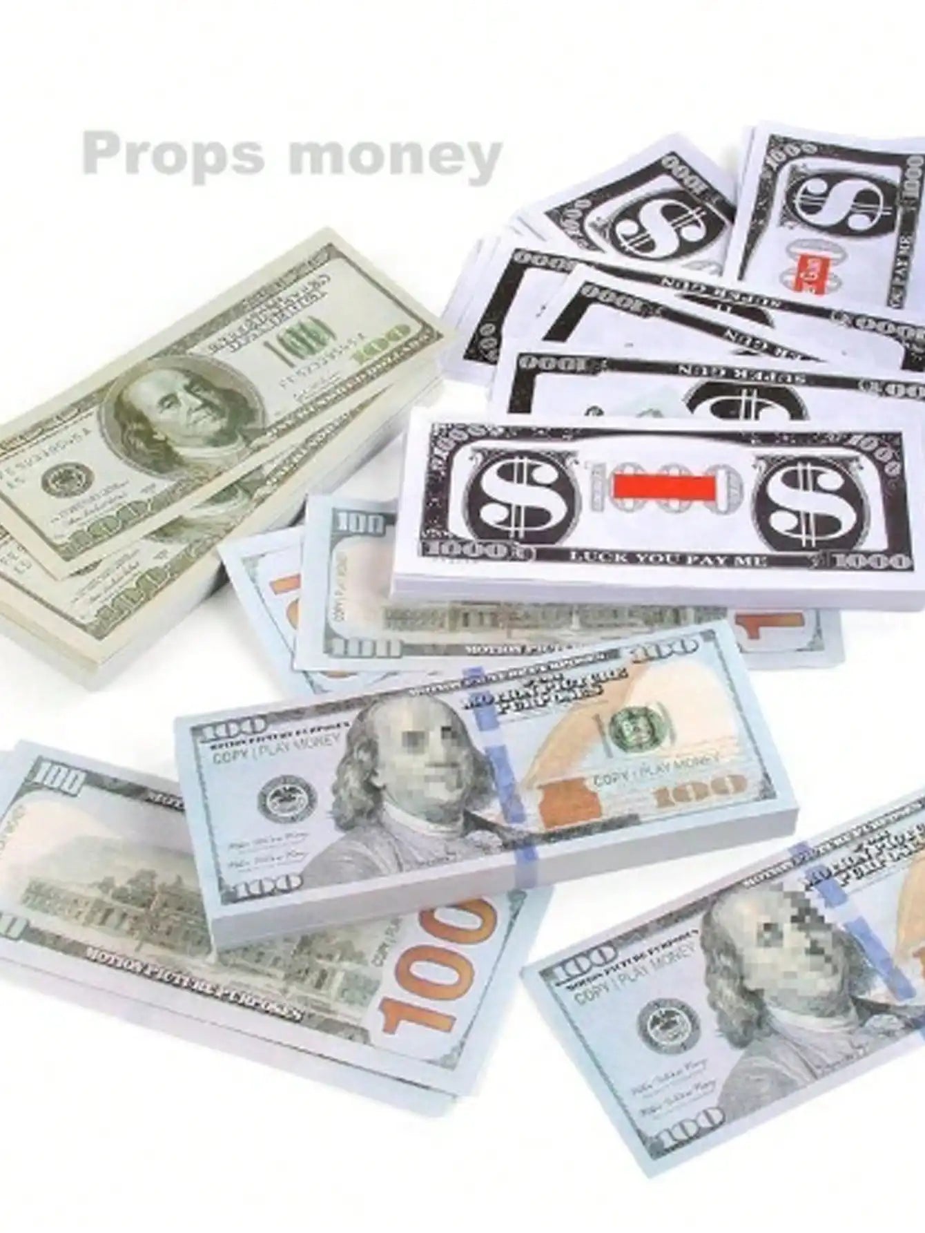 1Set Cash Cannon Money Gun for Wedding, Parties and Fun Include 50 Fake Dollar- Red