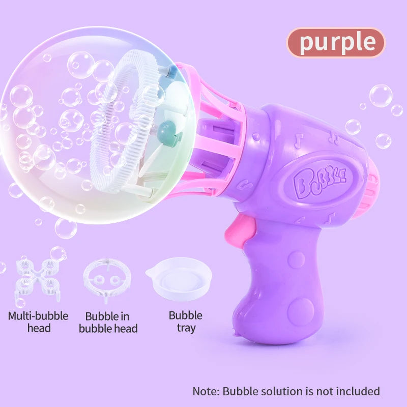 Bubble gun Creative Bubble In Bubble Toys Soap bubbles Machine Blower Maker Summer Outdoor party Games toys for kids boys girls