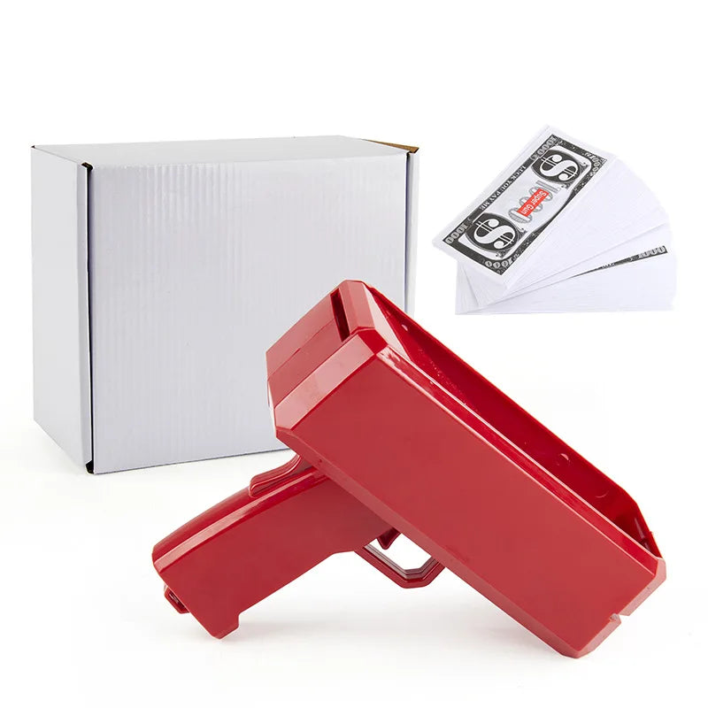 Handheld Cash Shooter for Wedding Birthday Party Game Movies Bachelor Props Party Supplies Celebration Spray Money Gun