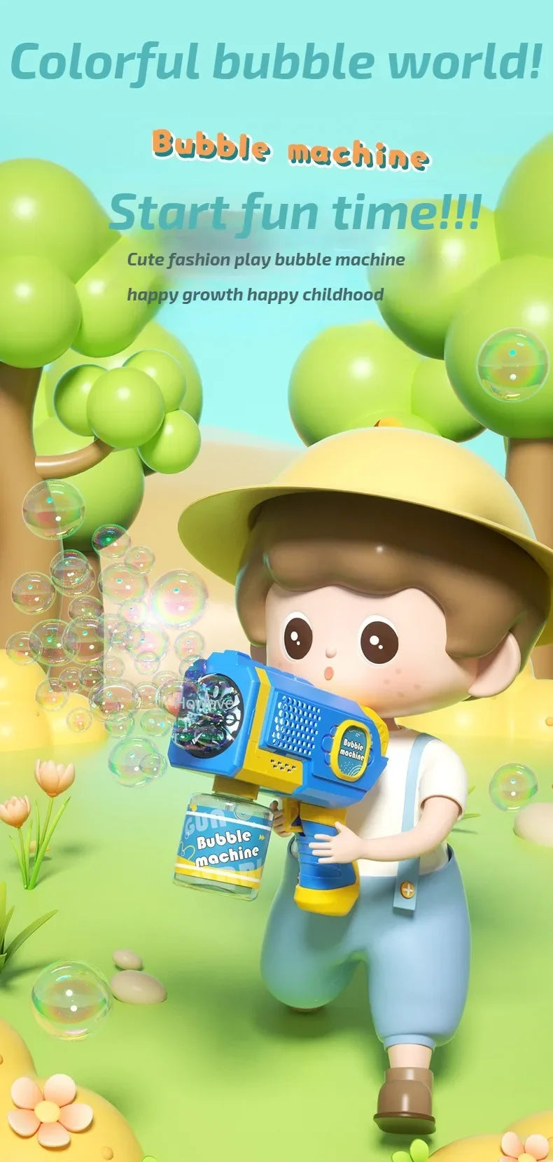 Space Electric Automatic Bubble Machine Bubble Gun Summer Beach Bathing Outdoor Games Children Fantasy Kids Bubble Toy