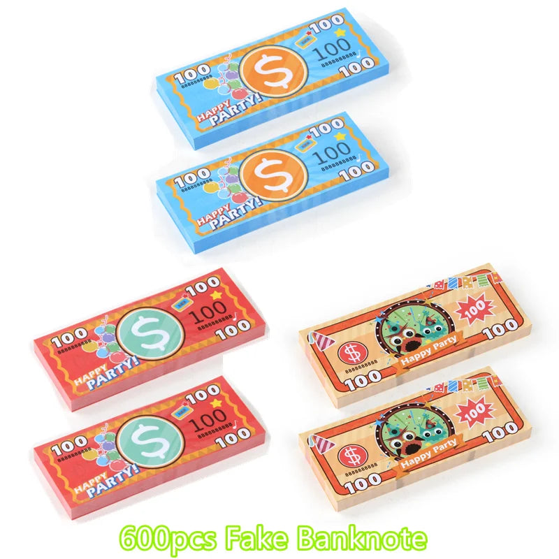 Cute Mini Prop Money Gun Paper Playing Spary Cash Shooter Gun Wedding Birthday Bachelor Party Celebration Supplies Kids Toys