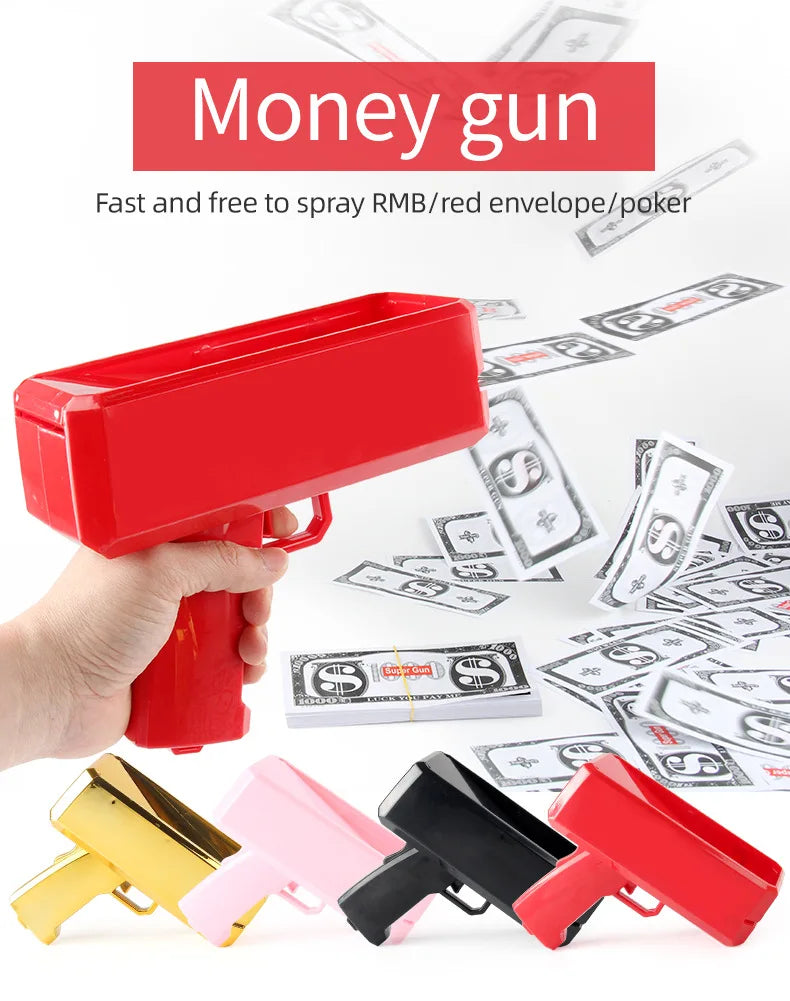 Money Shooter Wedding Party Cash Shooter With Prop Celebration Spray Money Gun Wedding Birthday Bachelor Party Props