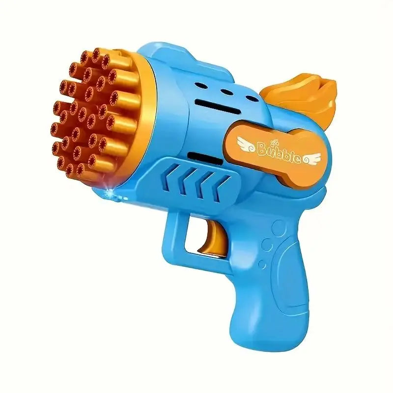 Clearance_Light-Up Bubble Gun - 29-Hole Gatling Blaster for Boys & Girls 6-14 Years Old(Batteries & Bubble Liquid Not Included)_