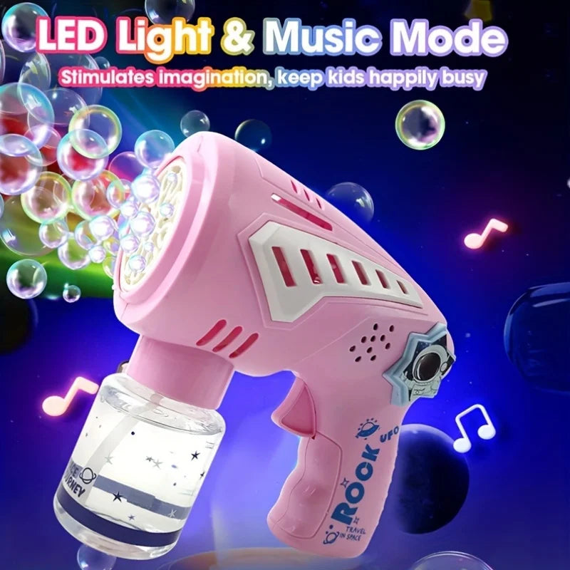 2025 Best-selling Holiday Gift: Astronaut Bubble Machine Gun Gift Box for Children to hold