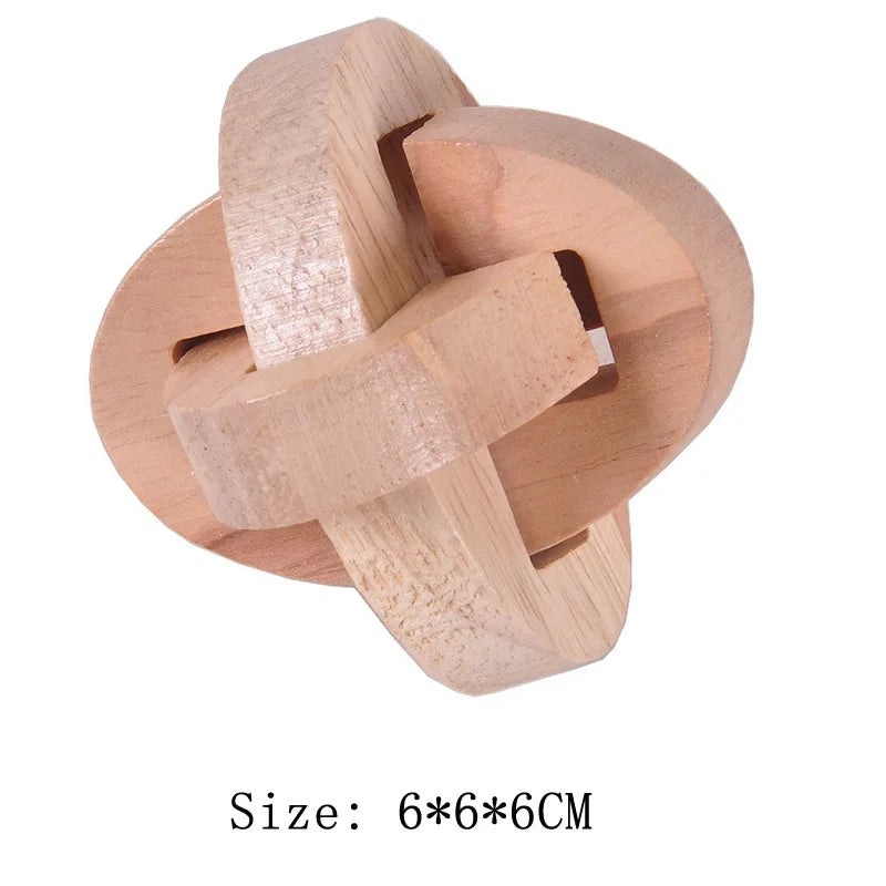 Lu Ban Puzzle Wooden Brain Toys IQ Games Children And Adults Casse Tete Rompecabezas 3D De Madera Juegos De Inteligencia