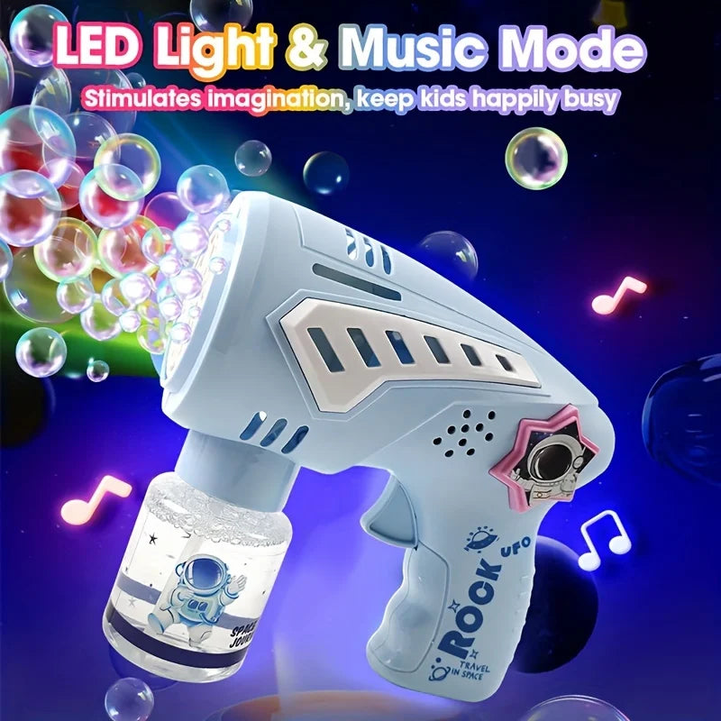 2025 Best-selling Holiday Gift: Astronaut Bubble Machine Gun Gift Box for Children to hold