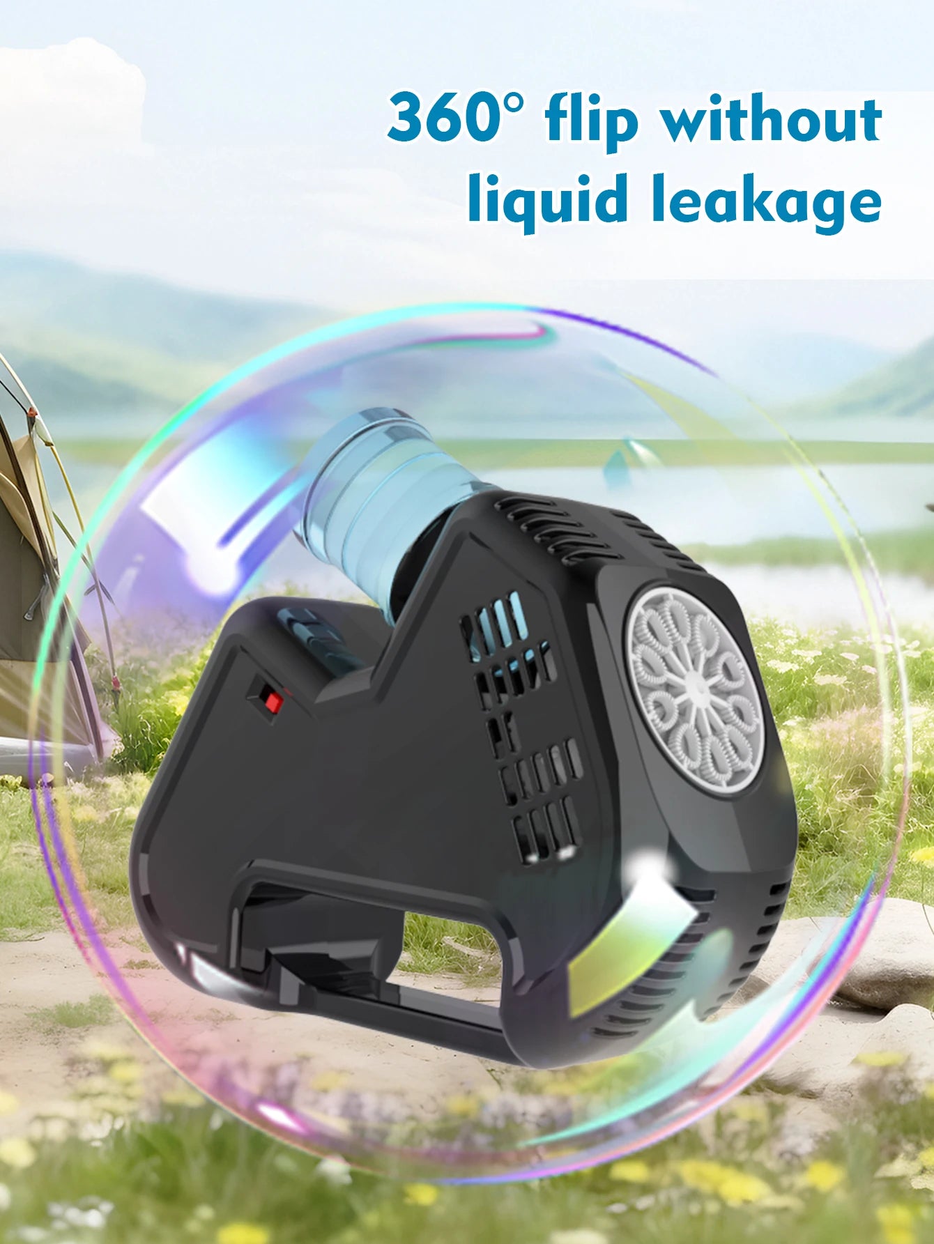 Fully automatic handheld children's bubble toy outdoor wedding party event without battery bubble water