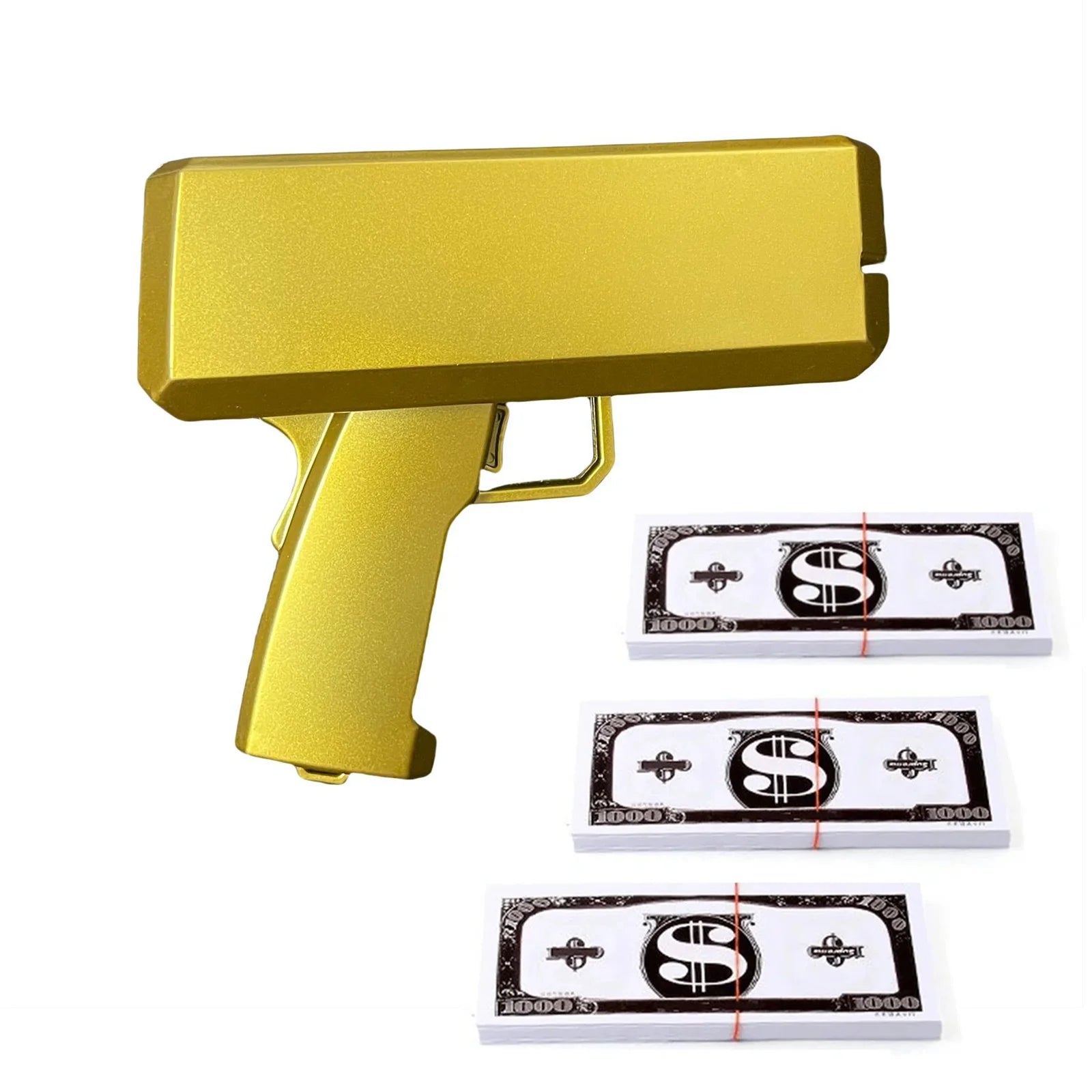 Shoot Money Gun Toy Funny Party Game Banknote Shoot Pistol Paper Money Wedding Birthday Decoration Shooter Throwing Toys Kids