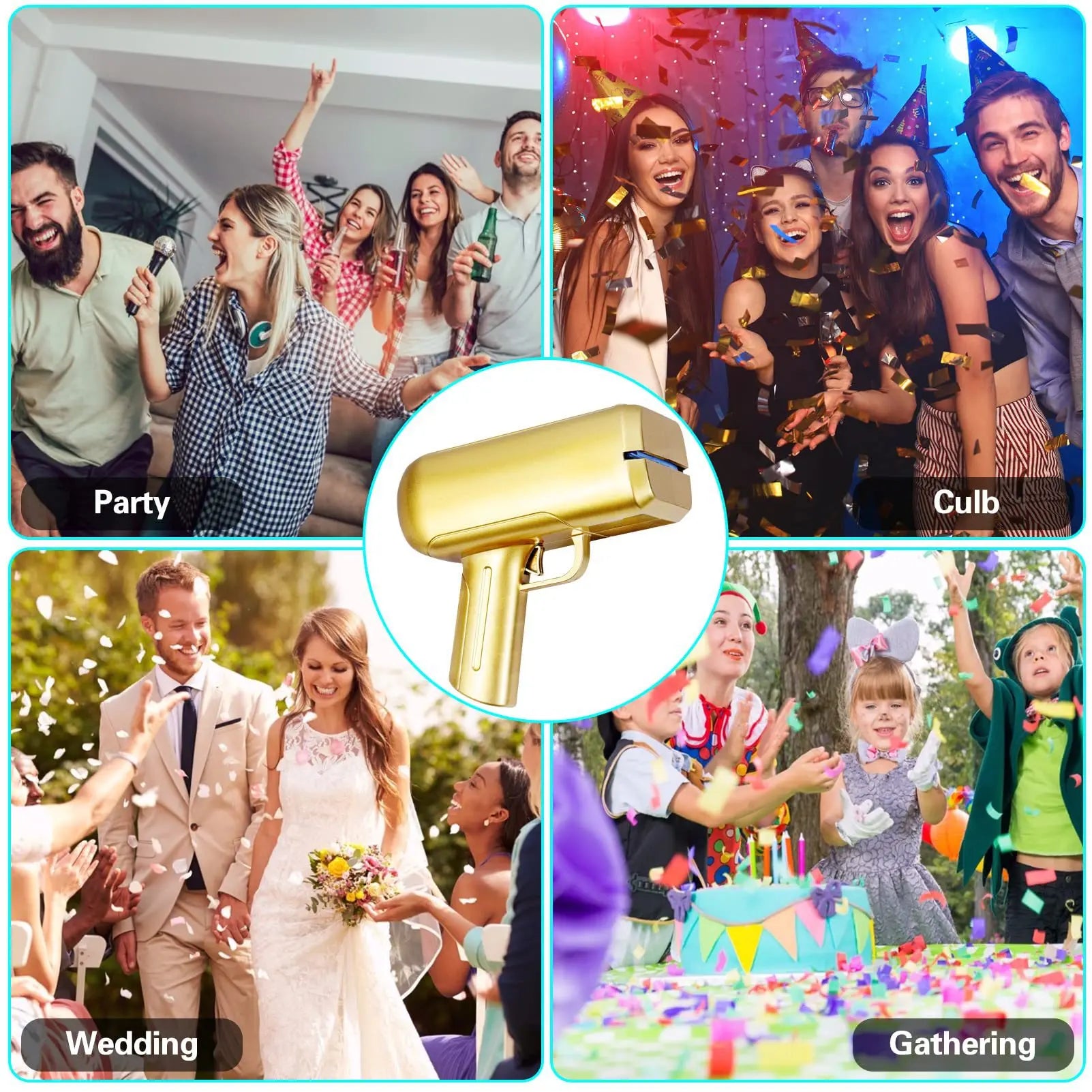 Banknote gun game toys Pistol Party Golden Money Gun Party toys Games Cash Funny toys Wedding Golden Money gun celebrate toy