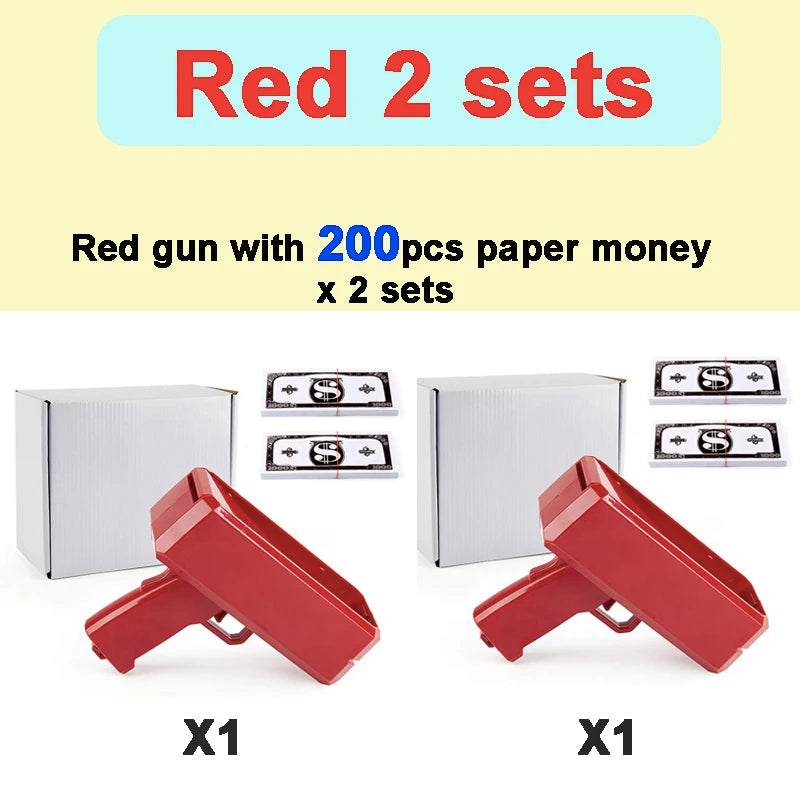 Money Shooter Wedding Party Cash Shooter With Prop Celebration Spray Money Gun Wedding Birthday Bachelor Party Props