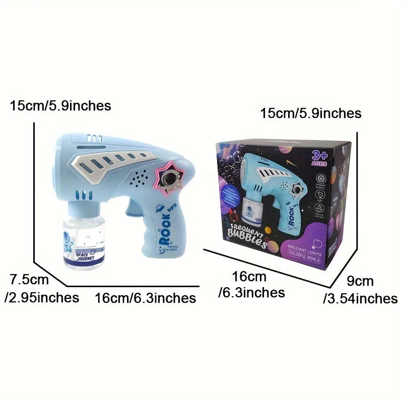 2025 Best-selling Holiday Gift: Astronaut Bubble Machine Gun Gift Box for Children to hold