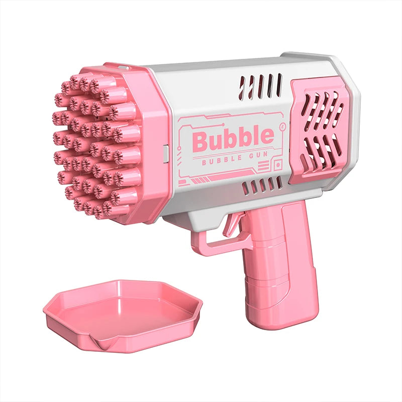 40 Hole bubble toy Launcher Handheld Portable Electric Automatic Bubble Gun Party Birthday Gift Toy(without Bubble Water)
