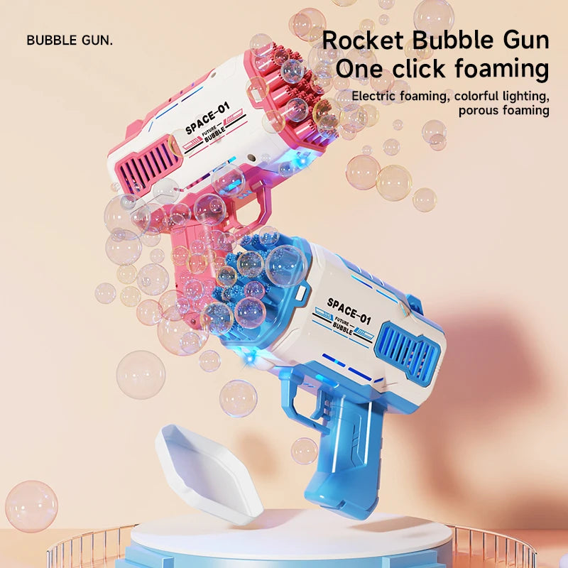 32 hole bubble gun toy parent-child interactive game with a large number of bubble toys Bubble gun without battery Bubble water