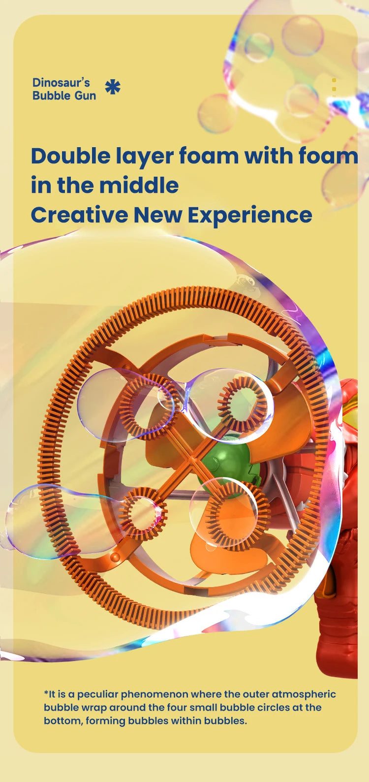 2 In 1 Large Bubbles Dinosaur Soap Bubble Electric Gun Toy Children's Outdoor party Interactive Games for Kids Boys Girls kids