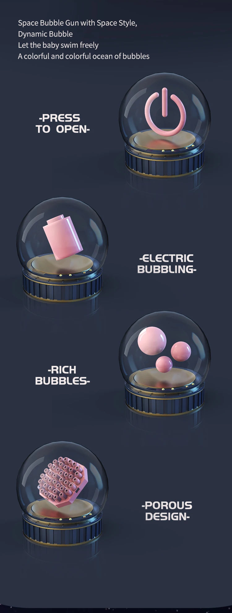 40 Hole Bubble Machine Toy Handheld Porous Bubble Gun/wedding Game/bubble Outdoor Toy (Without Bubble Water)