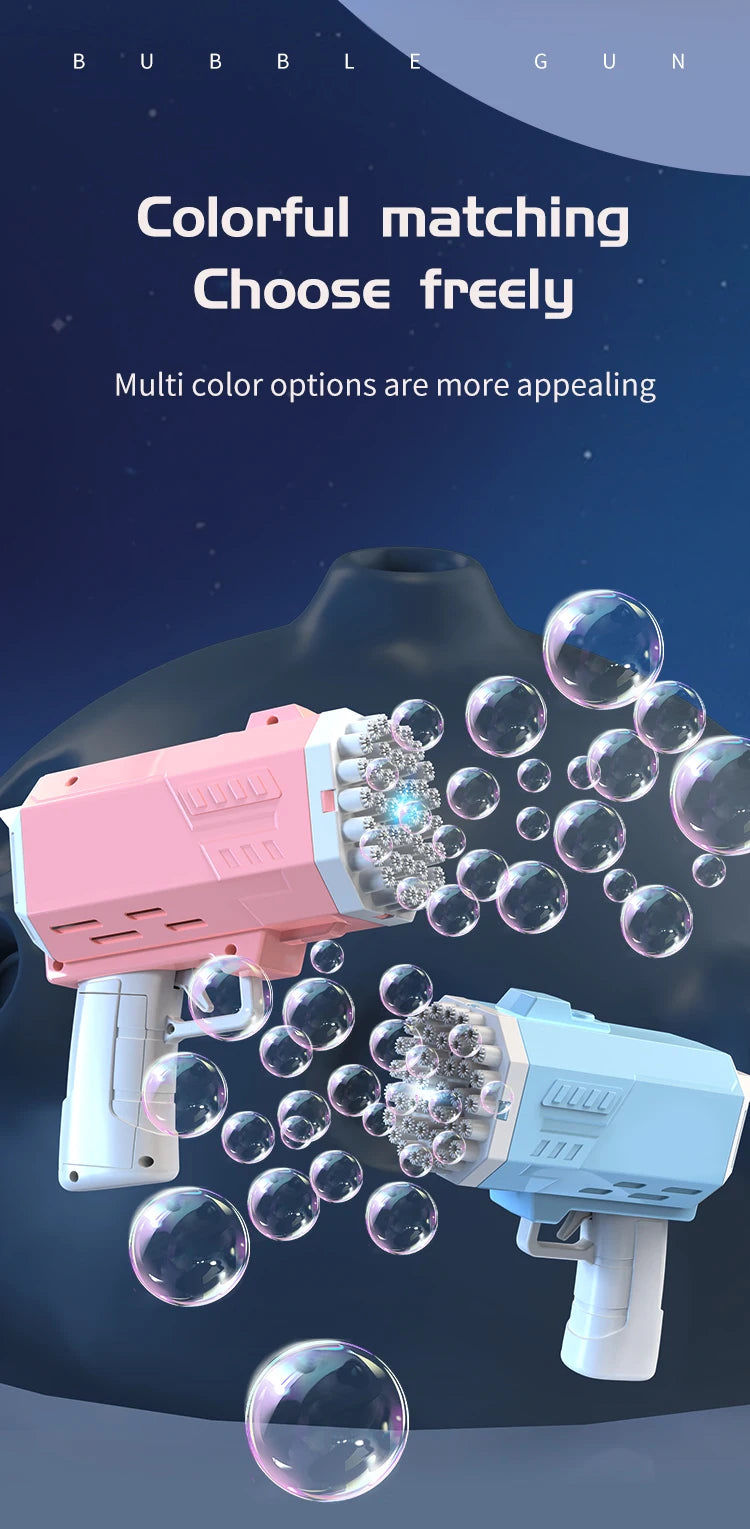 40 Hole Bubble Machine Toy Handheld Porous Bubble Gun/wedding Game/bubble Outdoor Toy (Without Bubble Water)