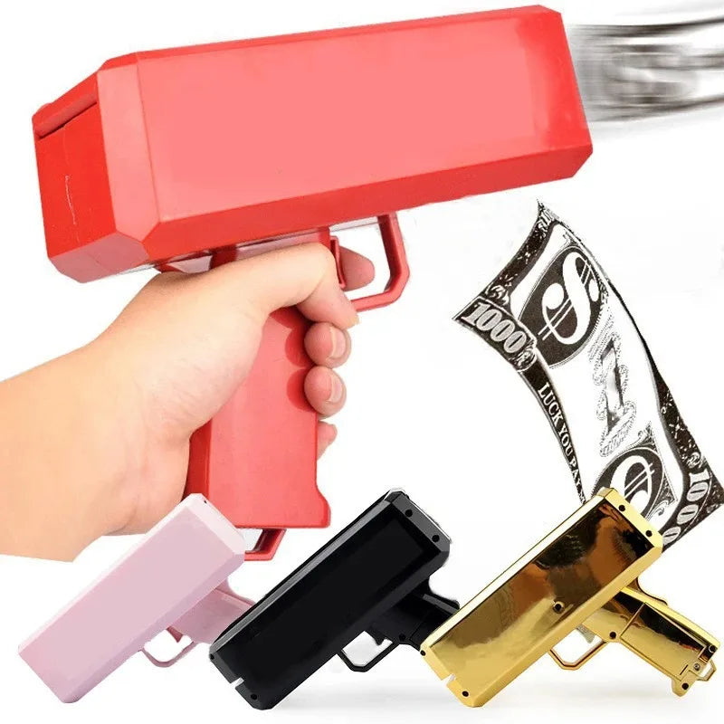 Money Shooter Gun Party Game Spray Money Gun Shooter Bachelor Props Party Supplies Festival Celebration Wedding Decoration