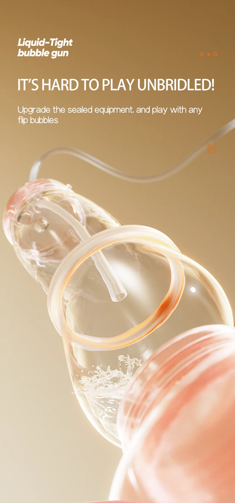 Rechargable Automatic Bubble Machine Gun, No Dip Automatic Bubble Machine With Colorful Lights, 10000+ Bubbles, Suitable For Chi