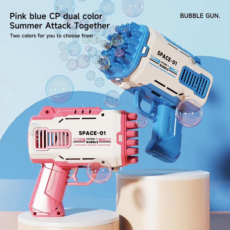 32 hole bubble gun toy parent-child interactive game with a large number of bubble toys Bubble gun without battery Bubble water