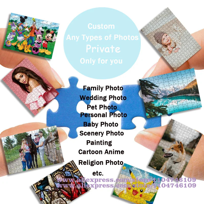 Disney Cartoon Character Puzzle Jigsaw 108/200/300/500/1000/1500Pcs Intelligence Puzzles for Kids Home Decor Birthday Gifts