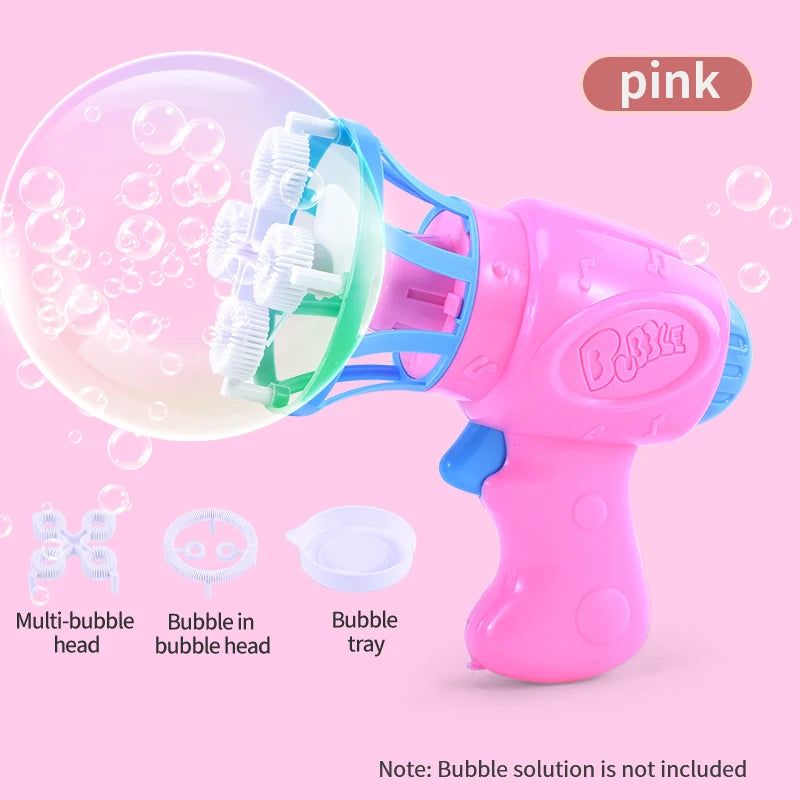 Bubble gun Creative Bubble In Bubble Toys Soap bubbles Machine Blower Maker Summer Outdoor party Games toys for kids boys girls