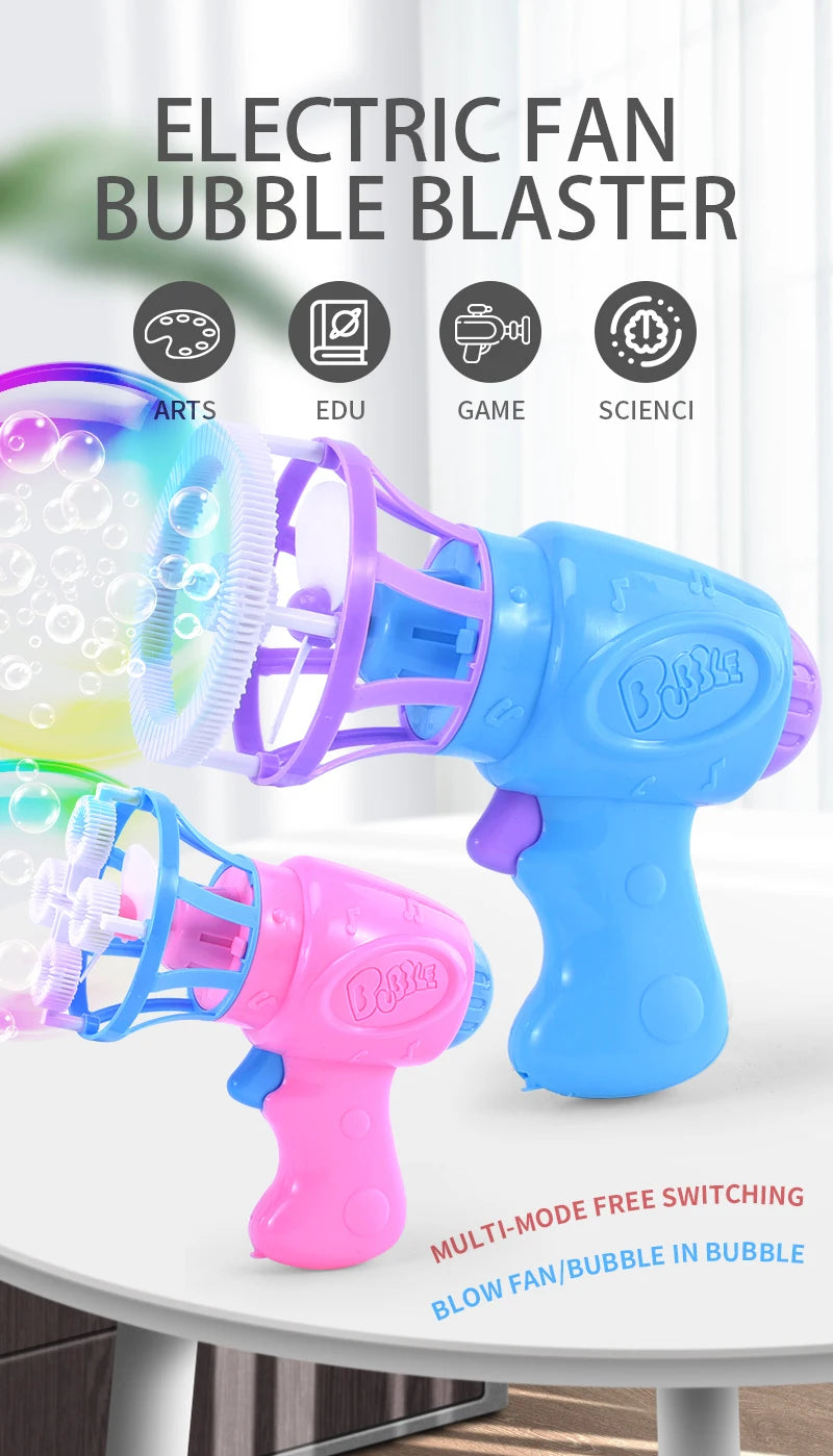 Bubble gun Creative Bubble In Bubble Toys Soap bubbles Machine Blower Maker Summer Outdoor party Games toys for kids boys girls