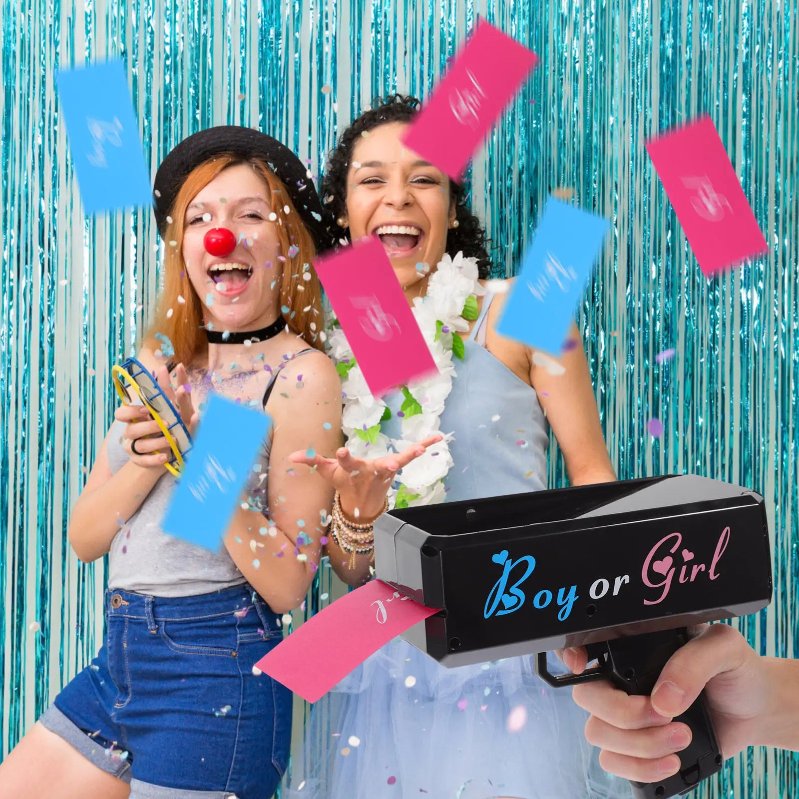 1 Set Money Shooter For Gender Party Supply Or Reveal Prop Plastic Cash Shooter Party Favor Gender Reveal Plaything