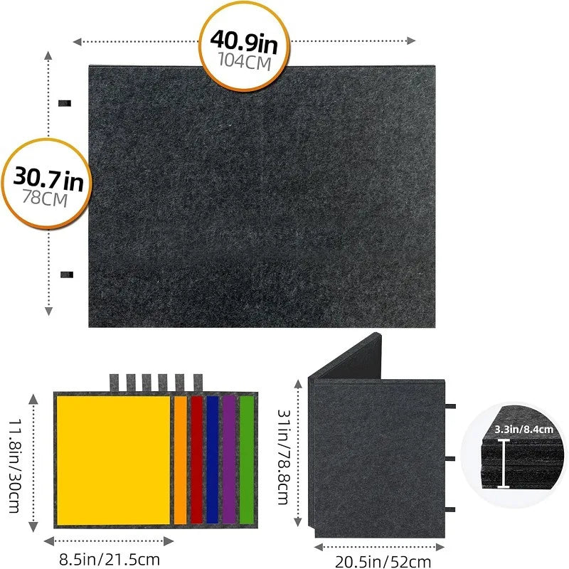 Foldable Puzzle Mat With Sorting Trays Felt Jigsaw Puzzle Storage Mat Portable Organizer for Unfinished Puzzles Pieces Home Use